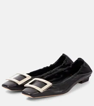 Roger Vivier Belle Vivier leather ballet flats | Thumbnail 4