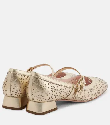 Roger Vivier New Très Vivier 25 leather Mary Jane pumps | Thumbnail 3