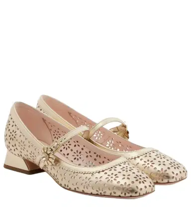 Roger Vivier New Très Vivier 25 leather Mary Jane pumps | Thumbnail 1
