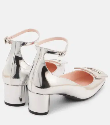 Roger Vivier U Look 45 metallic leather pumps | Thumbnail 4