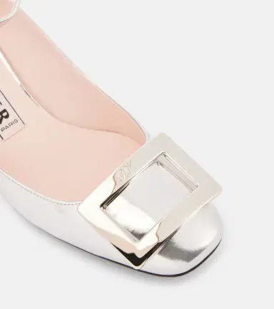 Roger Vivier U Look 45 metallic leather pumps | Thumbnail 5