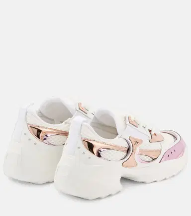 Roger Vivier Viv' on the Run leather sneakers | Thumbnail 3