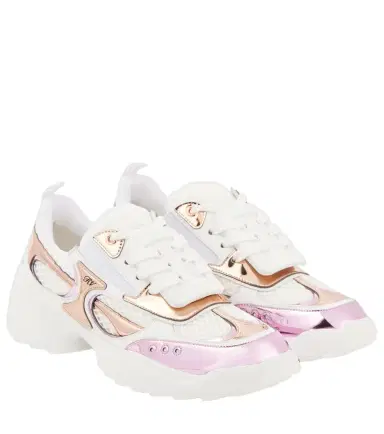 Roger Vivier Viv' on the Run leather sneakers | Thumbnail 1