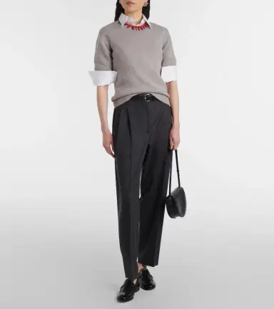 Tove Lura knitted cashmere T-shirt | Thumbnail 2