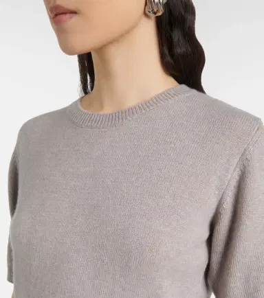 Tove Lura knitted cashmere T-shirt | Thumbnail 3