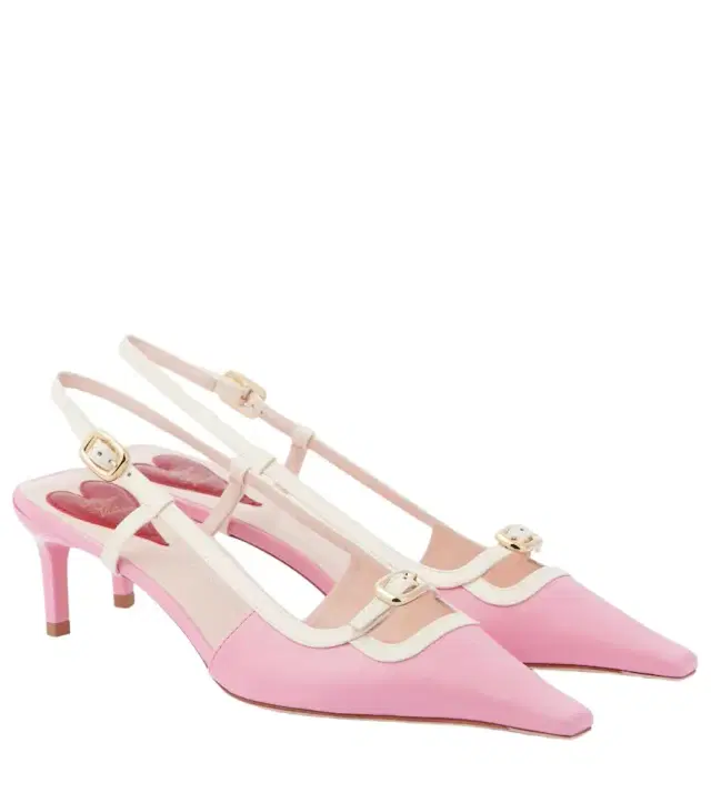 Roger Vivier Viv' Canard leather slingback pumps
