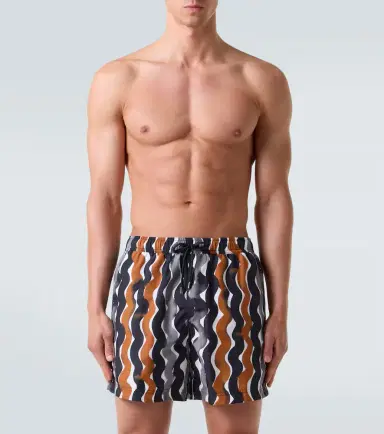 Zegna Printed swim trunks | Thumbnail 4