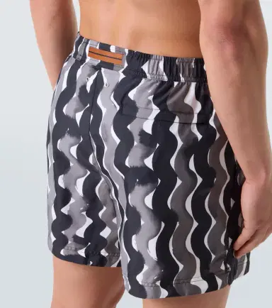 Zegna Printed swim trunks | Thumbnail 5