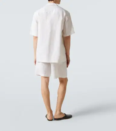 Zegna Striped linen pajamas | Thumbnail 2