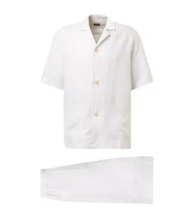 Zegna Striped linen pajamas | Thumbnail 1
