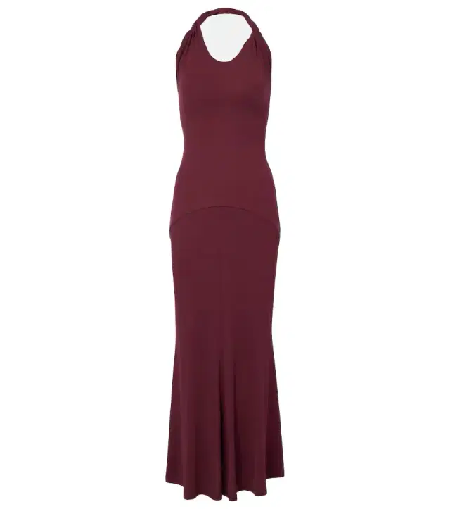 Tove Eleanor halterneck jersey maxi dress