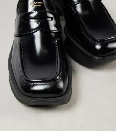 Prada Equal leather penny loafers | Thumbnail 2