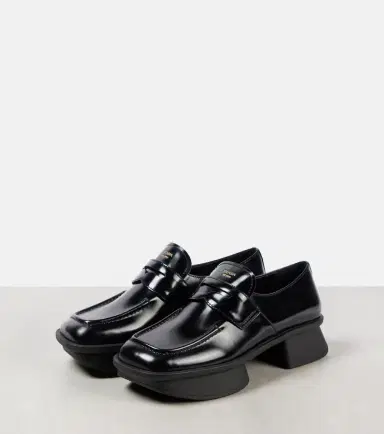 Prada Equal leather penny loafers | Thumbnail 3