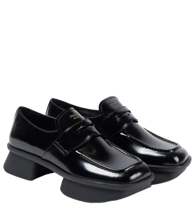Equal leather penny loafers
