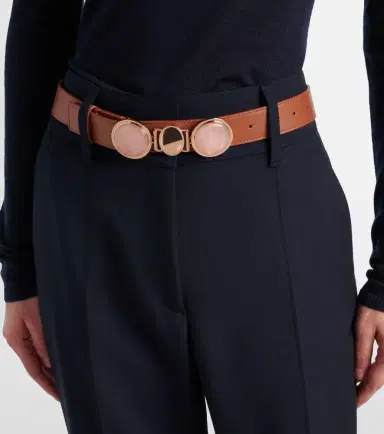 Gabriela Hearst Grange Rose Quartz leather belt | Thumbnail 3