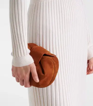 Gabriela Hearst Demi suede clutch | Thumbnail 3