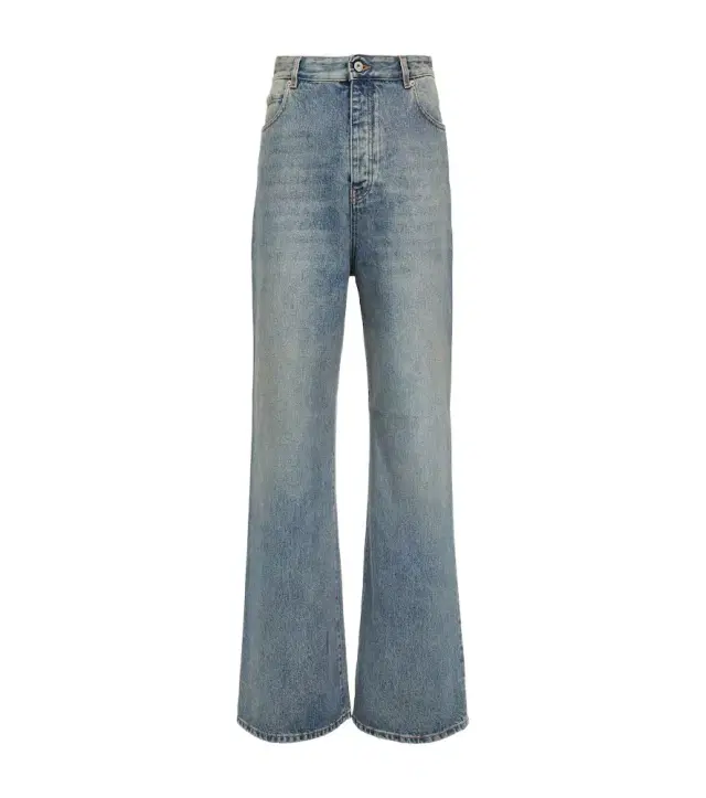 Loewe Faded wide-leg jeans