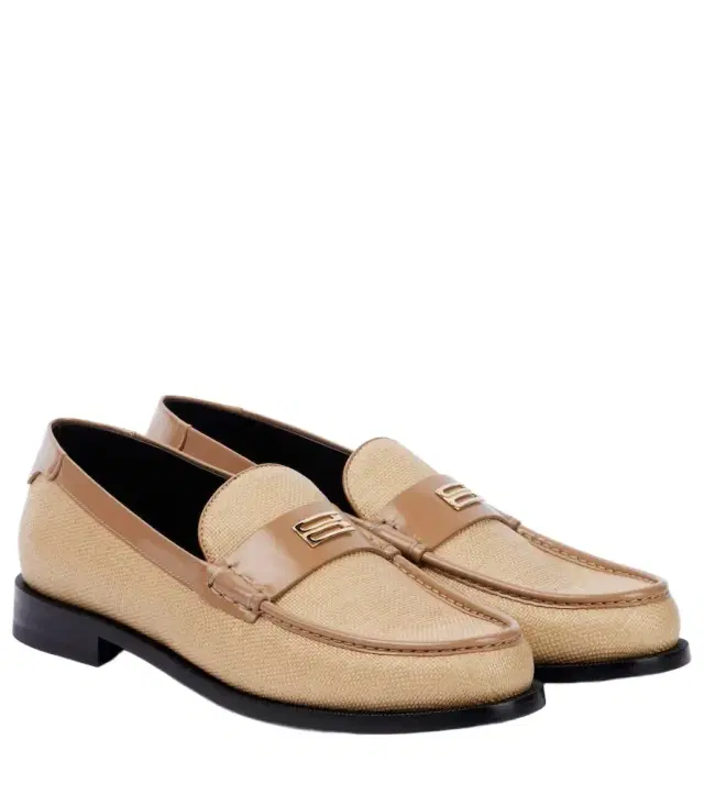 Victoria Beckham Croc-effect leather loafers