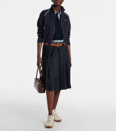 Miu Miu Tyre suede-trimmed sneakers | Thumbnail 5 Miu Miu Tyre suede-trimmed sneakers | Thumbnail 5