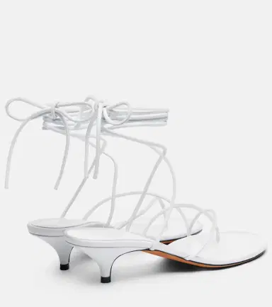 Proenza Schouler Slash Tie 40 leather sandals | Thumbnail 3