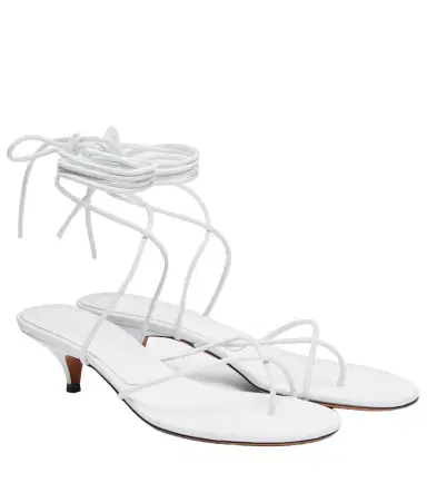 Proenza Schouler Slash Tie 40 leather sandals | Thumbnail 1
