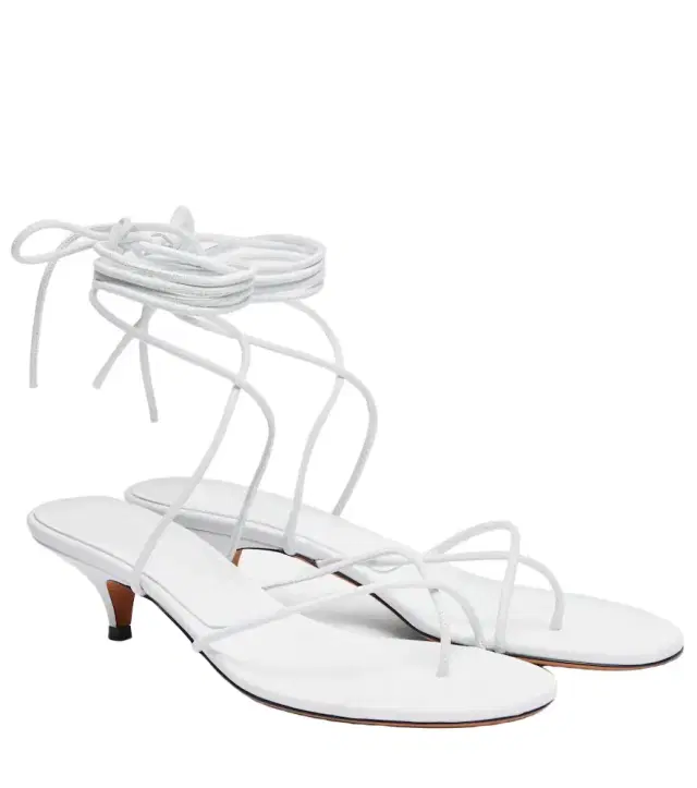 Proenza Schouler Slash Tie 40 leather sandals