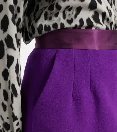 Dolce & Gabbana High-rise wool-blend crêpe pencil skirt | Thumbnail 4