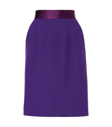 Dolce & Gabbana High-rise wool-blend crêpe pencil skirt | Thumbnail 1