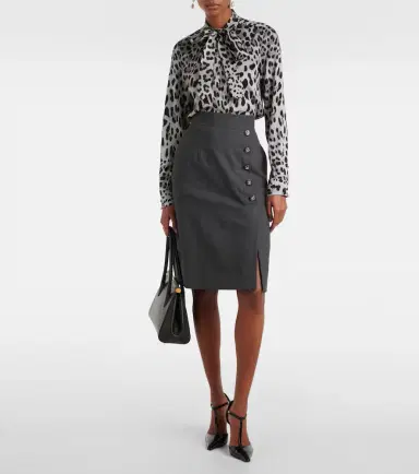 Dolce & Gabbana Virgin wool midi skirt | Thumbnail 2 Dolce & Gabbana Virgin wool midi skirt | Thumbnail 2