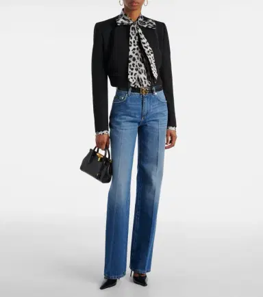 Dolce & Gabbana High-rise wide-leg jeans | Thumbnail 2 Dolce & Gabbana High-rise wide-leg jeans | Thumbnail 2