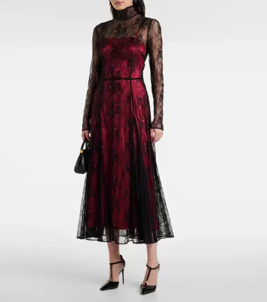 Dolce & Gabbana Floral lace midi dress | Thumbnail 2