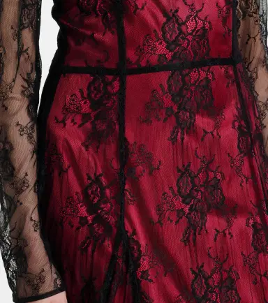 Dolce & Gabbana Floral lace midi dress | Thumbnail 4