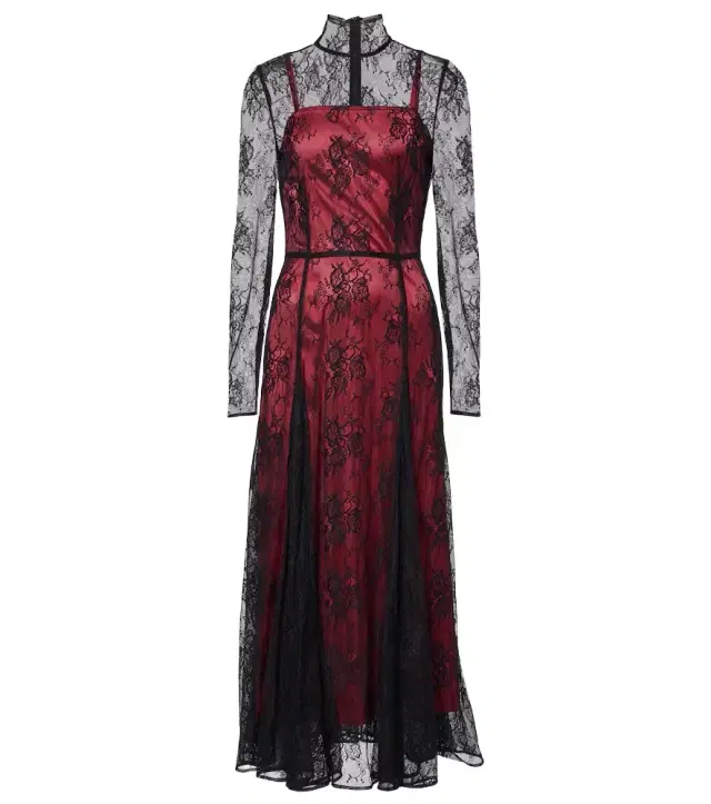 Dolce & Gabbana Floral lace midi dress
