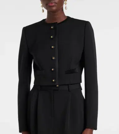 Dolce & Gabbana Cropped wool-blend jacket | Thumbnail 6