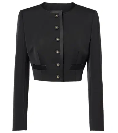Dolce & Gabbana Cropped wool-blend jacket | Thumbnail 1