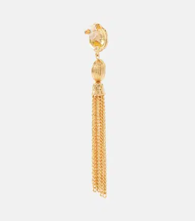 Jennifer Behr Arthella gold-plated drop earrings | Thumbnail 5