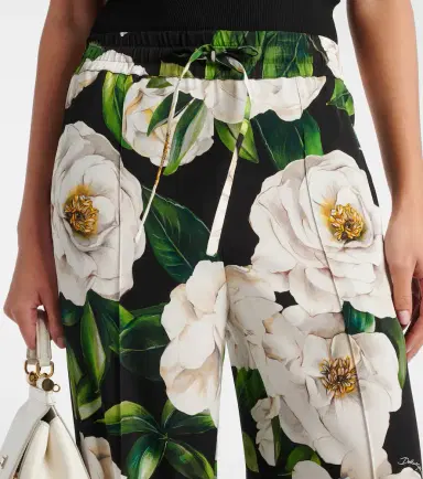 Dolce & Gabbana Floral silk-blend pajama pants | Thumbnail 3