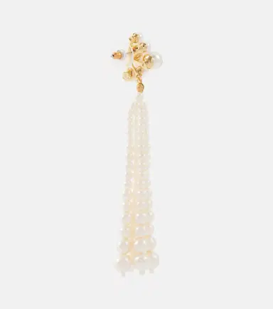 Jennifer Behr Charlena drop earrings with pearls | Thumbnail 4 Jennifer Behr Charlena drop earrings with pearls | Thumbnail 4