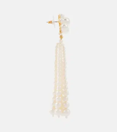 Jennifer Behr Charlena drop earrings with pearls | Thumbnail 6 Jennifer Behr Charlena drop earrings with pearls | Thumbnail 6