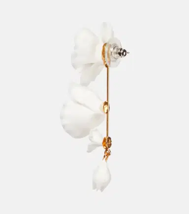 Jennifer Behr Mariam floral drop earrings | Thumbnail 4