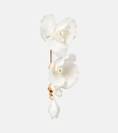 Jennifer Behr Mariam floral drop earrings | Thumbnail 5