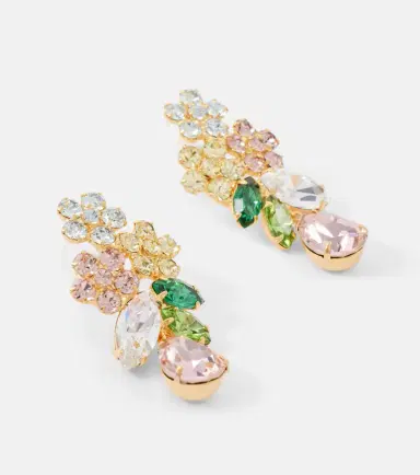 Jennifer Behr Bouquet gold-plated drop earrings | Thumbnail 4