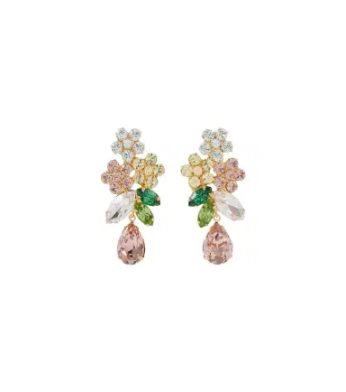 Jennifer Behr Bouquet gold-plated drop earrings | Thumbnail 1