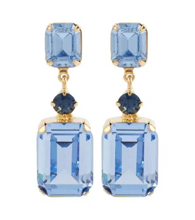Jennifer Behr Justine gold-plated drop earrings