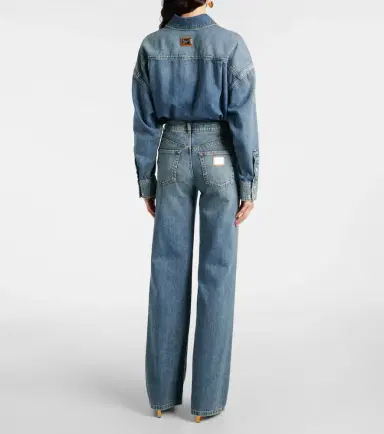 Dolce & Gabbana High-rise wide-leg jeans | Thumbnail 6 Dolce & Gabbana High-rise wide-leg jeans | Thumbnail 6