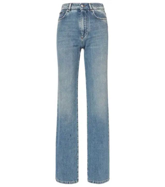 Dolce & Gabbana High-rise wide-leg jeans