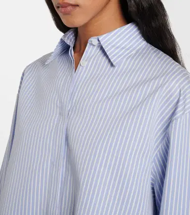Proenza Schouler Isla striped cotton and silk minidress | Thumbnail 3