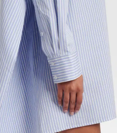 Proenza Schouler Isla striped cotton and silk minidress | Thumbnail 6