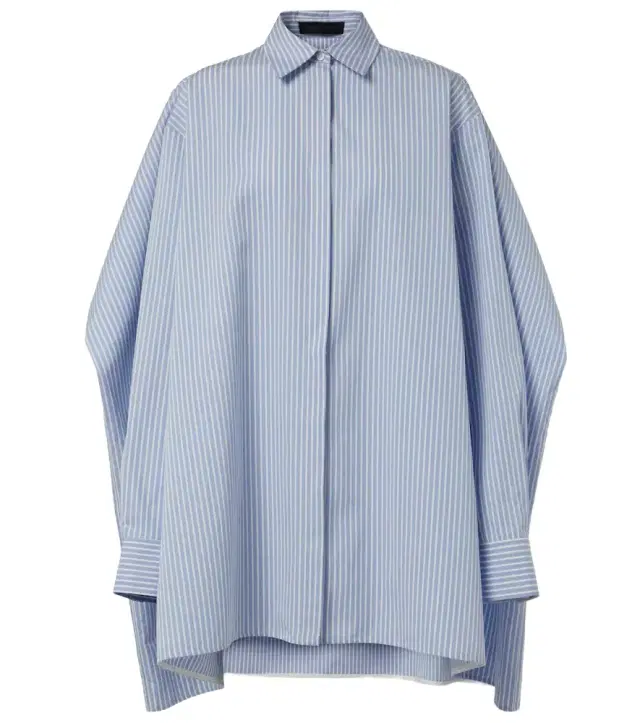 Proenza Schouler Isla striped cotton and silk minidress