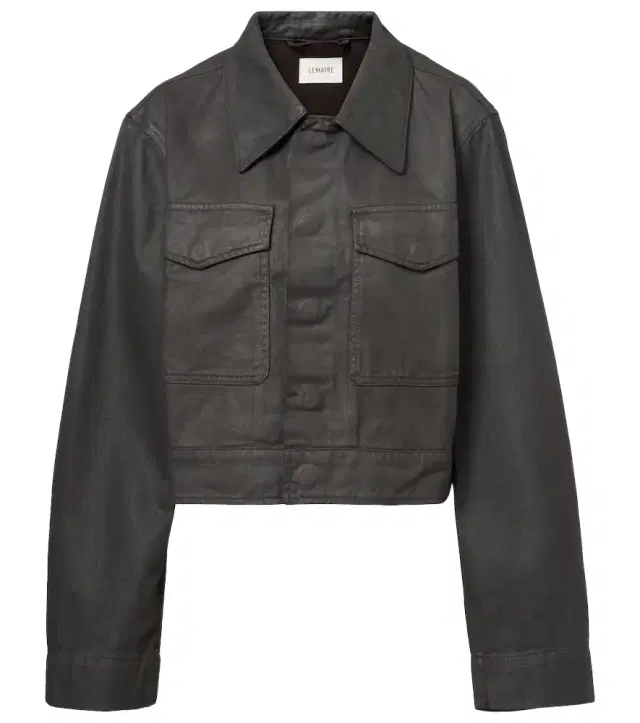 Lemaire Cropped cotton jacket